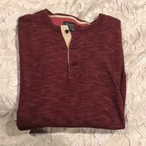 Burgundy Abercrombie and Fitch shirt unworn new